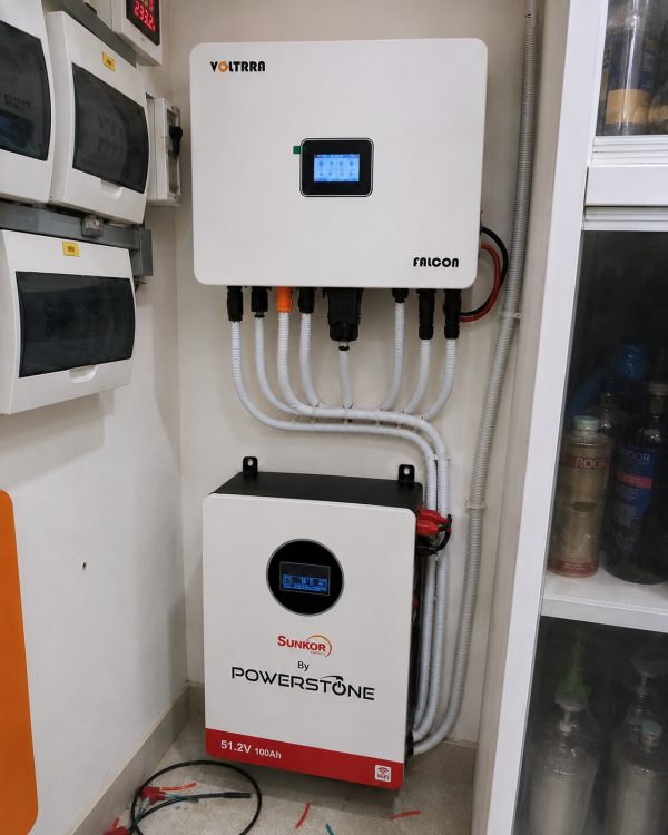 10 kW hybrid system University Road